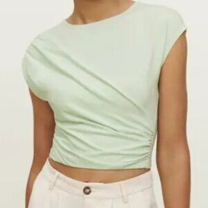 Reformation Wylie Knit Top in Pistachio